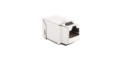 CJ645FM RJ45 kompiuterio lizdo įdėklas 6 kat., ekranuotas (FTP) nerūdijantis plienas