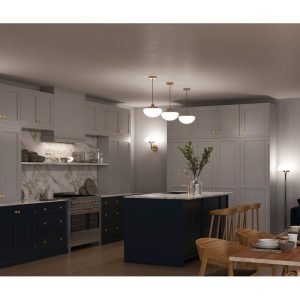 SIENINIS ŠVIESTUVAS LAMIA 2, 3759, MAX250V, 50/60HZ, 1*E27, MAKS.40W, IP20, VID. 30, 6 CM, JUODA/AUKSINĖ - Image 3