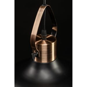 LUBINIS ŠVIESTUVAS MEES,2363,AC220-240V,50/60HZ,1*E27,IP20,SKERSMUO 30CM,VIENVIETIS,JUODAS - Image 5