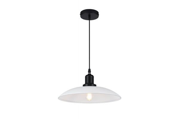 LUBINIS ŠVIESTUVAS HORIZON ,4499,AC220-240V,50/60HZ,1*E27,IP20,SKERSMUO 32CM,VIENVIETIS,BALTAS