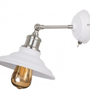SIENINIS ŠVIESTUVAS LORET+ SU JUNGIKLIU,8267,AC220-240V,50/60HZ,1*E27,MAKS.40W, SKERSMUO 20CM, VIENVIETIS, BALTAS - Image 2