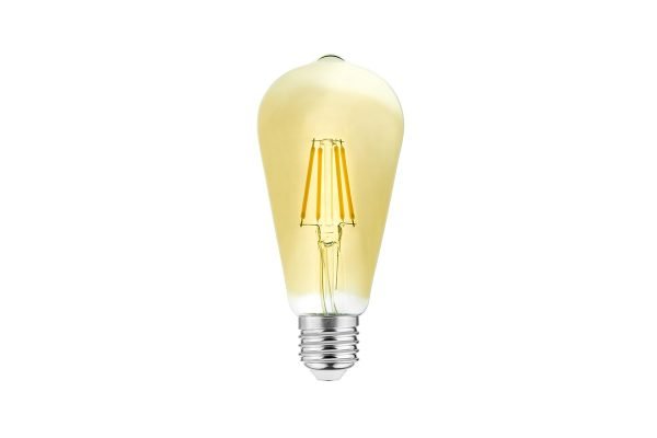 LED lemputė 4W E27 ST64 400lm AC220-240V/ 50-60Hz pf>0 5 3000K dekoratyvinis vintažinis siūlas
