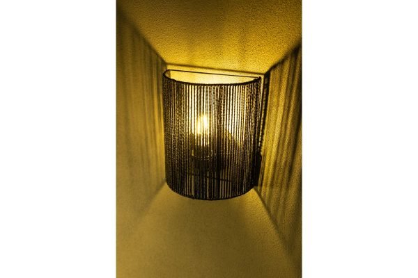 Sienininis šviestuvas Foresto 3, juodos spalvos