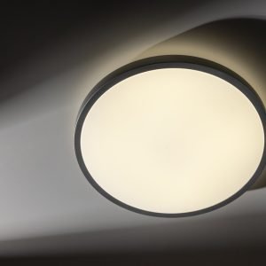 Lubinis šviestuvas Atol LED, Ø400mm, 3000K, 32W, 2560lm, IP54, sidabrinė spalva - Image 4