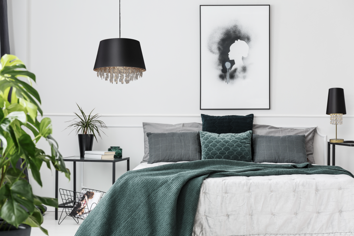 Lubinis šviestuvas Nesto, Ø30, juodos/auksinės spalvos