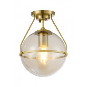 Lubinis šviestuvas Drop, Ø21cm, max 25W, auksinis - Image 2