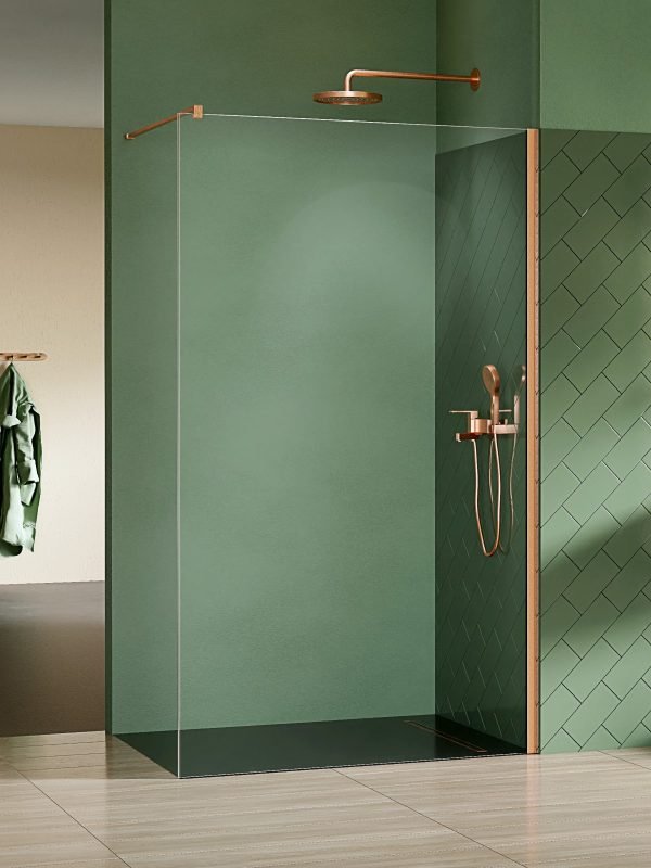 Dušo kabina Nesta Copper Brushed Walk-In