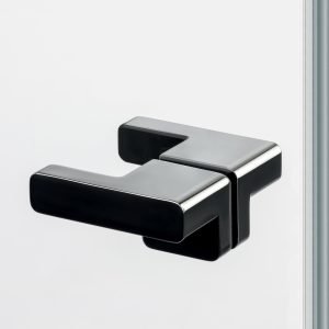 Dušo kabina Eventa Black Chrome, penkiakampė - Image 3