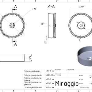 Praustuvas BERGAMO MATT - Image 3