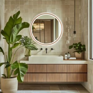 Orion LED ⌀60, rusvas auksas (šildomas)