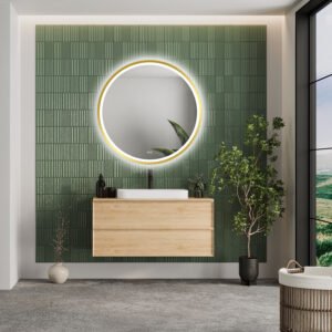 Orion LED ⌀60, auksinis (šildomas)