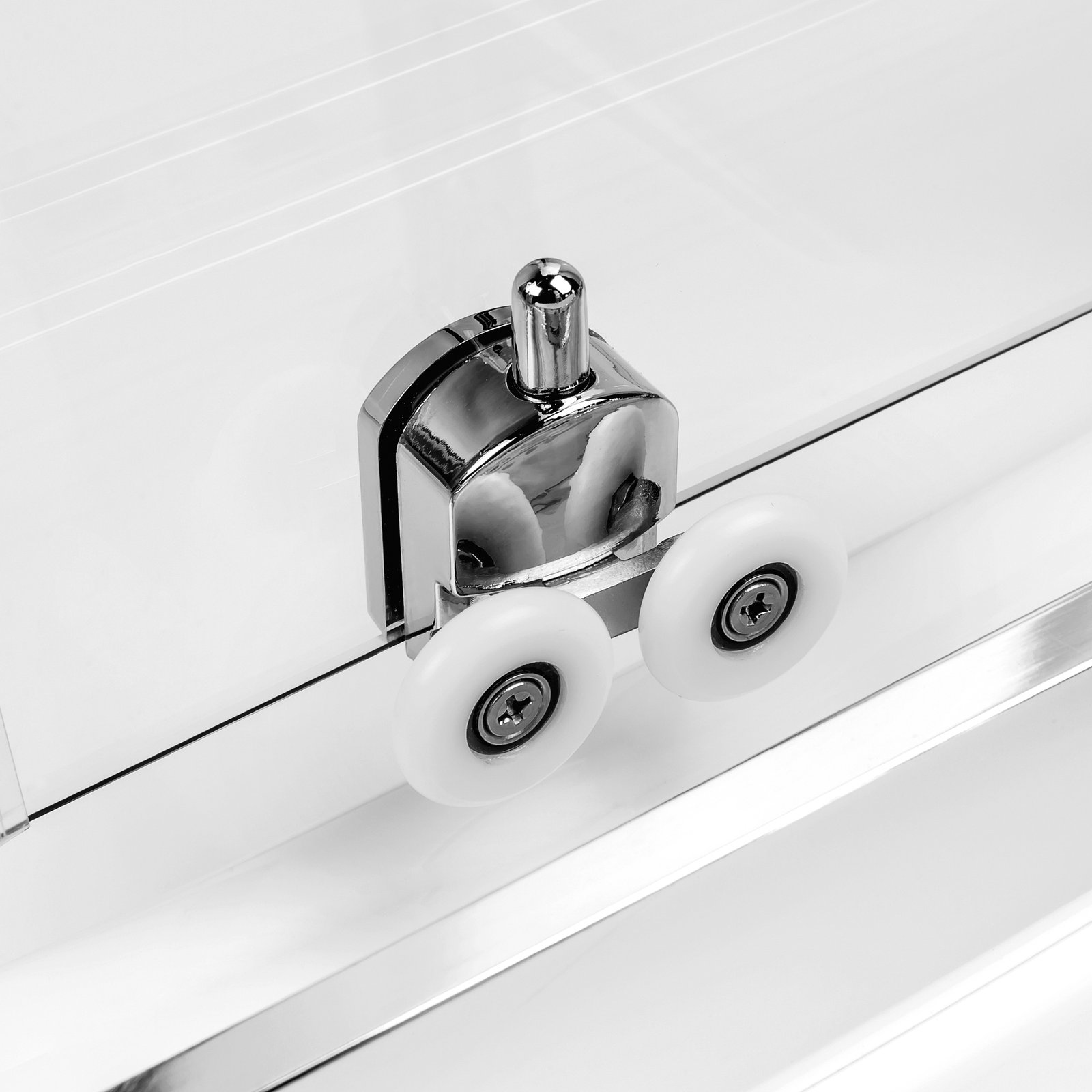 Dušo kabina Suvia, kvadratinė, skaidrus stiklas - Image 2