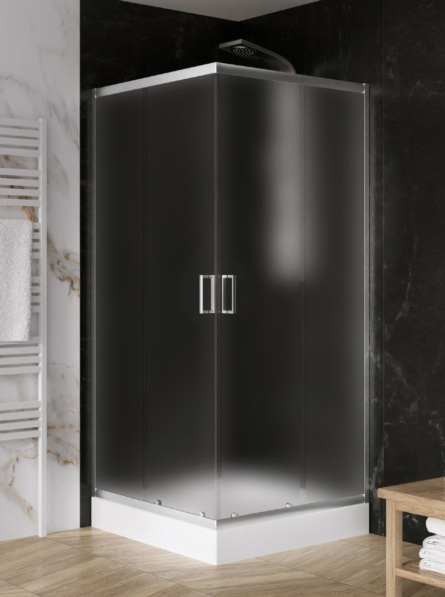 Dušo kabina Suvia, kvadratinė, matinis stiklas